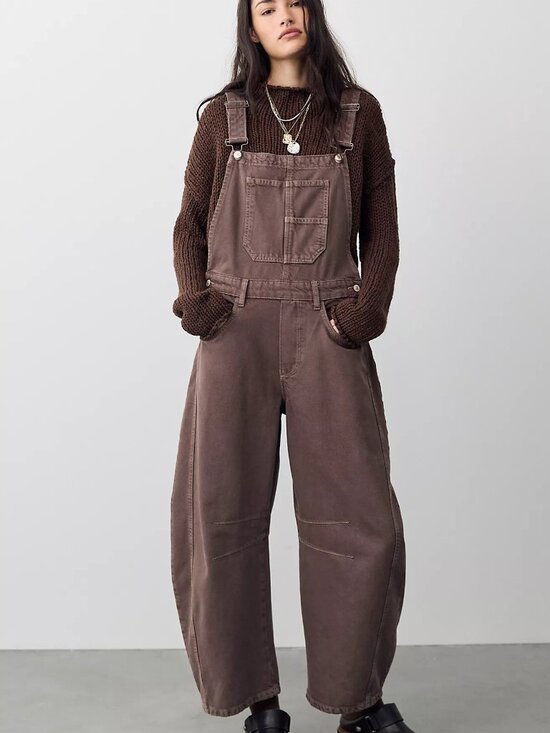 We The Free Denim - NWT We The Free Good Luck Barrel Overalls